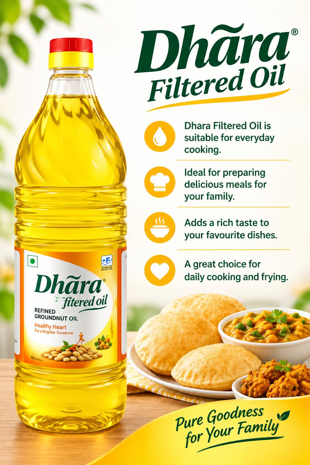 Dhara rifind oil 1 liter